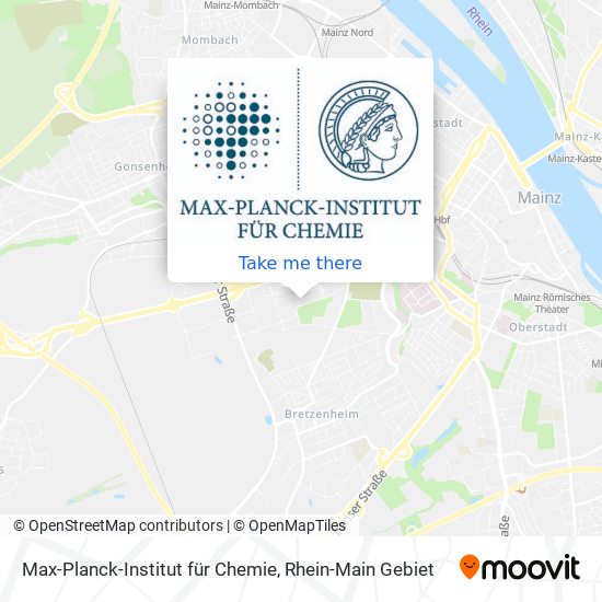 Max-Planck-Institut für Chemie map