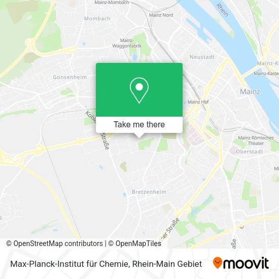 Max-Planck-Institut für Chemie map