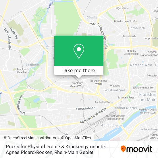 Praxis für Physiotherapie & Krankengymnastik Agnes Picard-Röcken map