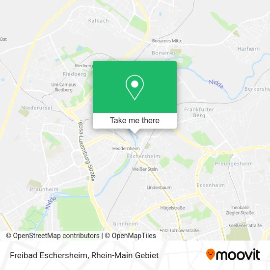 Карта Freibad Eschersheim