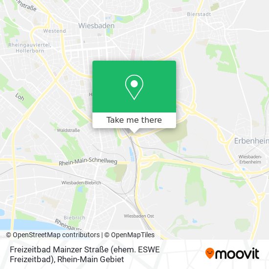 Карта Freizeitbad Mainzer Straße (ehem. ESWE Freizeitbad)