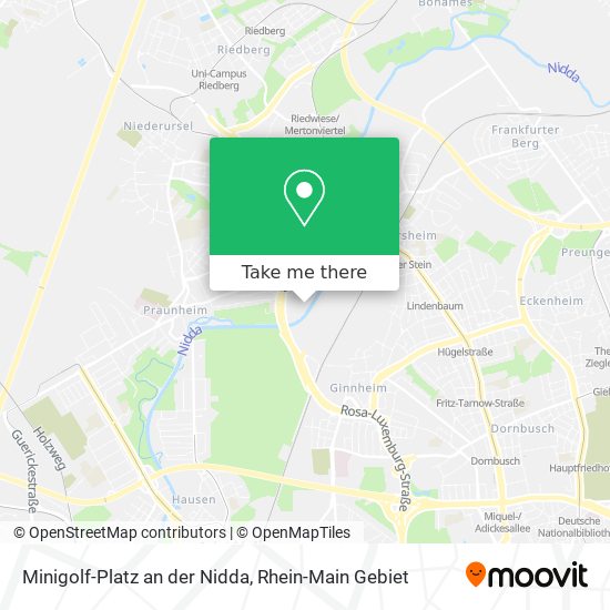 Minigolf-Platz an der Nidda map