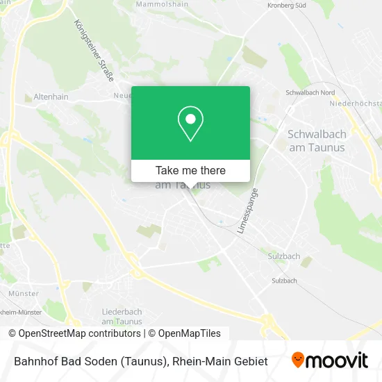 Карта Bahnhof Bad Soden (Taunus)