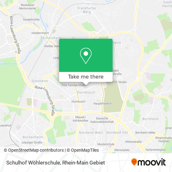 Schulhof Wöhlerschule map