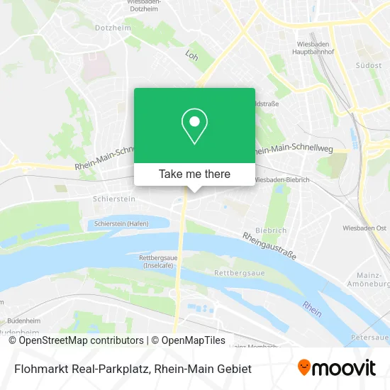 Карта Flohmarkt Real-Parkplatz