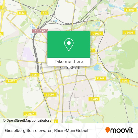 Gieselberg Schreibwaren map