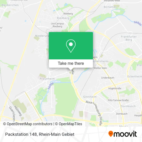 Карта Packstation 148