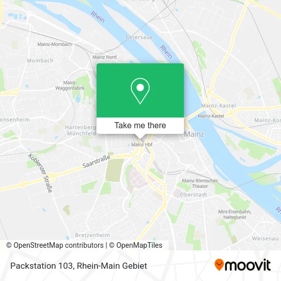 Карта Packstation 103