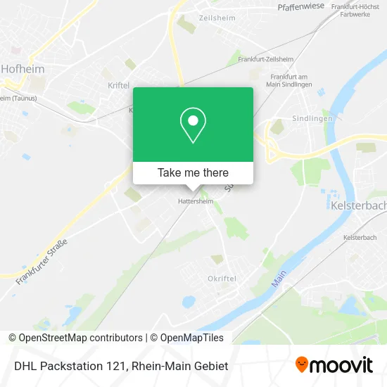Карта DHL Packstation 121