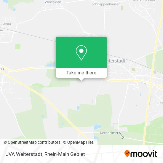 Карта JVA Weiterstadt