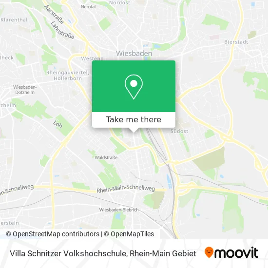 Карта Villa Schnitzer Volkshochschule