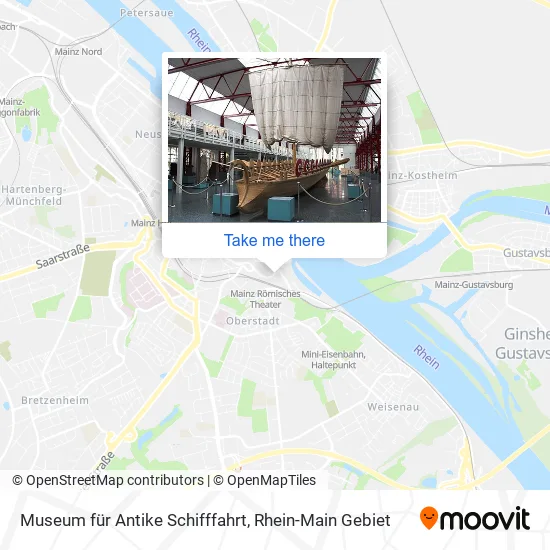 Карта Museum für Antike Schifffahrt