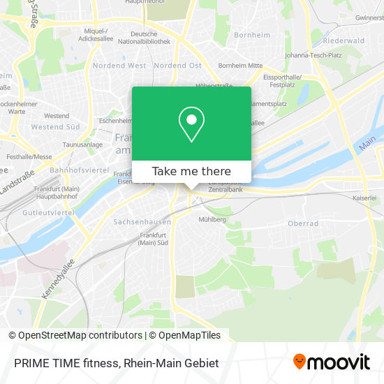 PRIME TIME fitness map