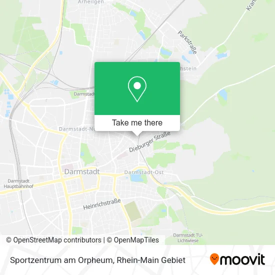 Карта Sportzentrum am Orpheum