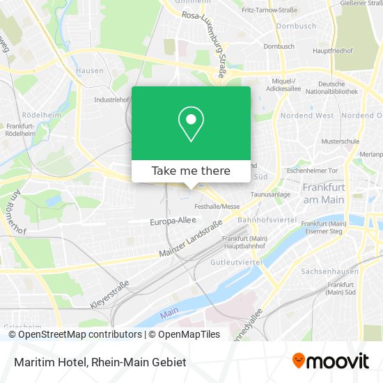 Maritim Hotel map