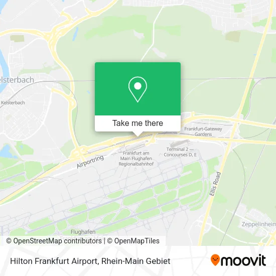 Карта Hilton Frankfurt Airport