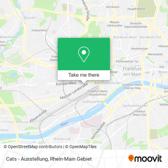 Карта Cats - Ausstellung