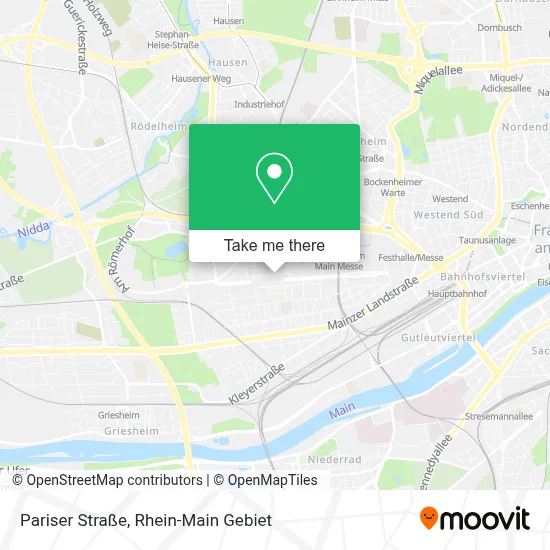 Pariser Straße map