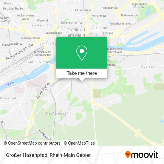 Карта Großer Hasenpfad