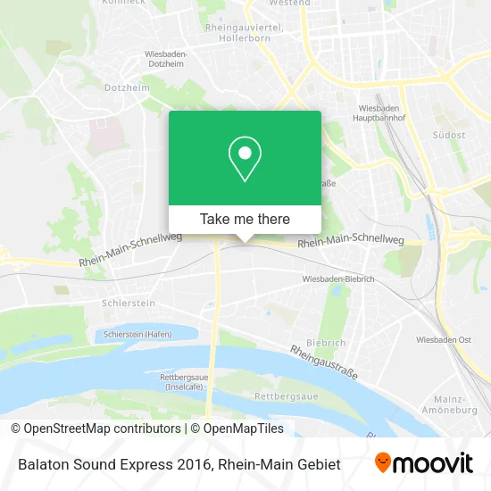 Карта Balaton Sound Express 2016
