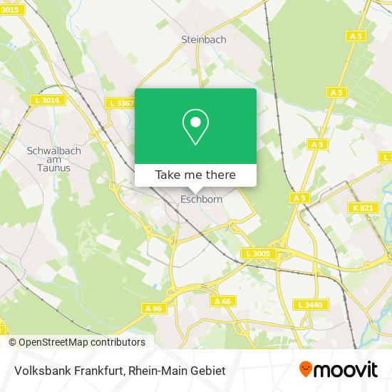 Volksbank Frankfurt map