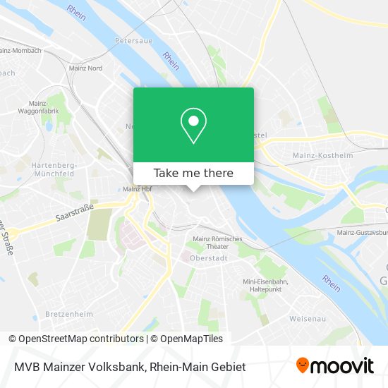 MVB Mainzer Volksbank map