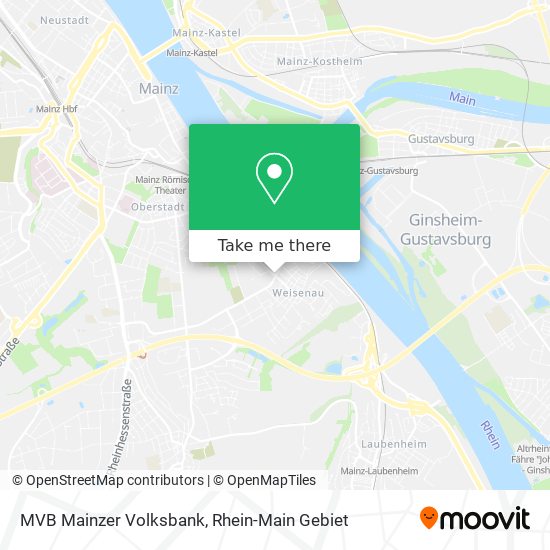 MVB Mainzer Volksbank map