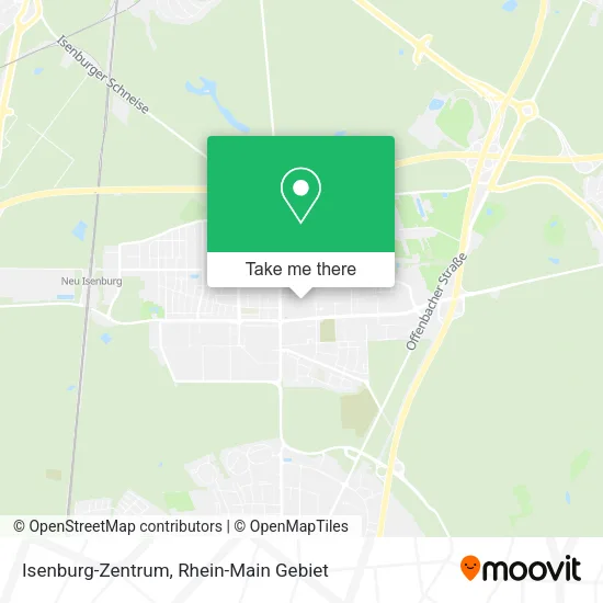 Карта Isenburg-Zentrum