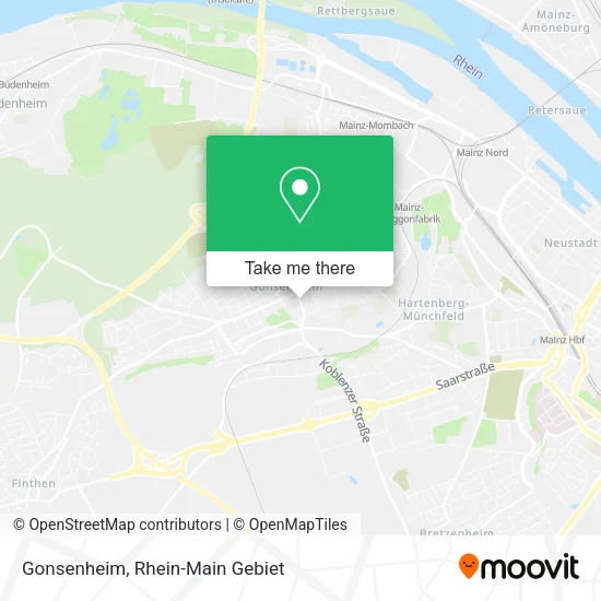 Карта Gonsenheim