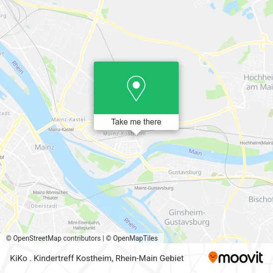 Карта KiKo . Kindertreff Kostheim