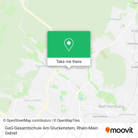 Карта GaG-Gesamtschule Am Gluckenstein