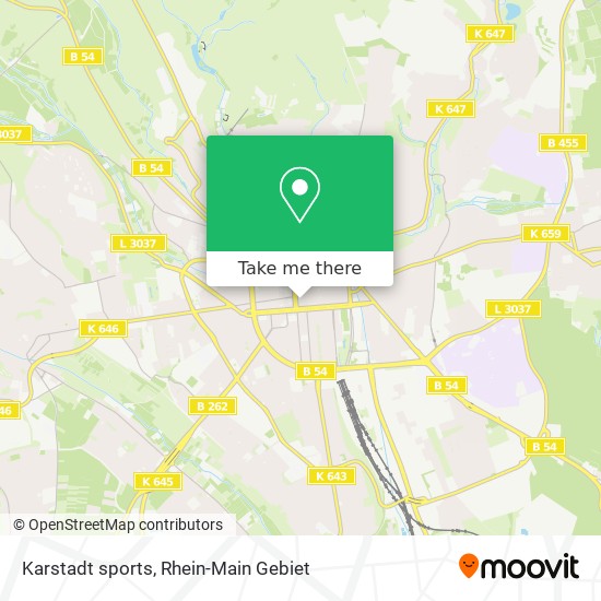 Karstadt sports map