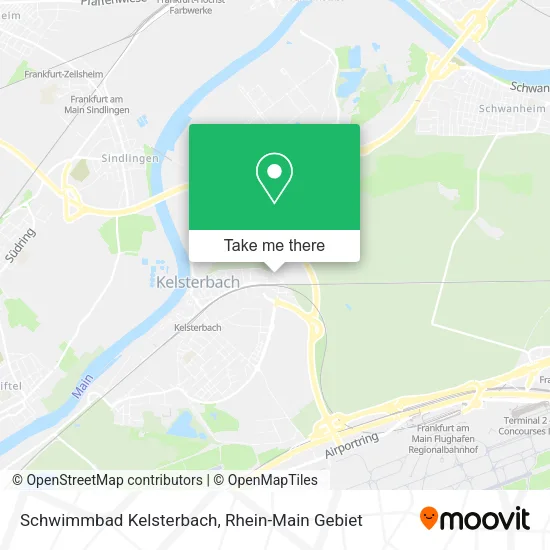 Карта Schwimmbad Kelsterbach