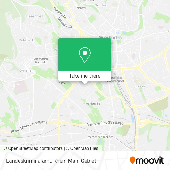 Карта Landeskriminalamt