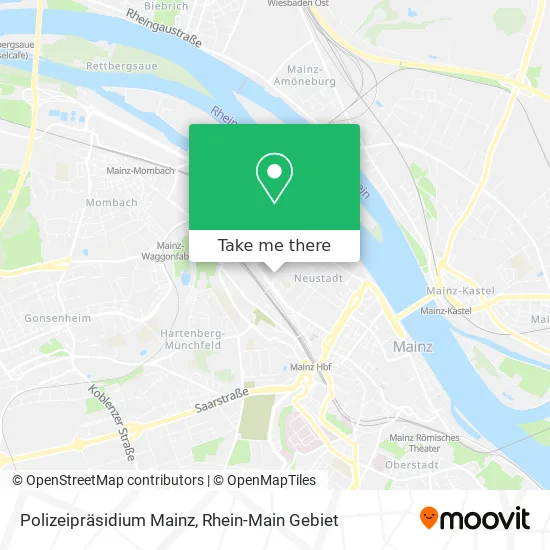 Polizeipräsidium Mainz map