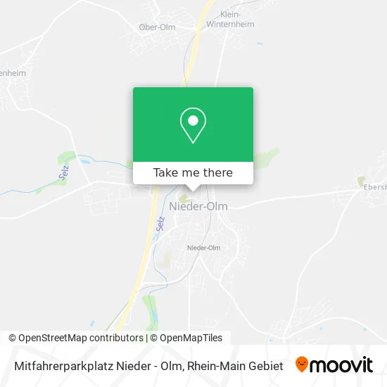 Mitfahrerparkplatz Nieder - Olm map