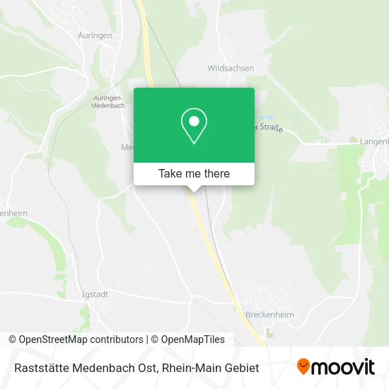 Карта Raststätte Medenbach Ost
