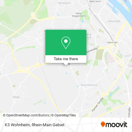 Карта K3 Wohnheim
