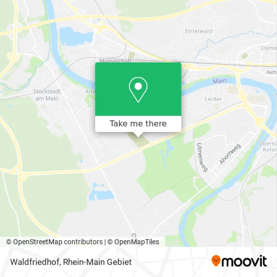 Карта Waldfriedhof