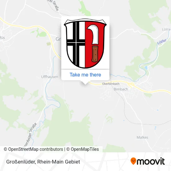 Карта Großenlüder