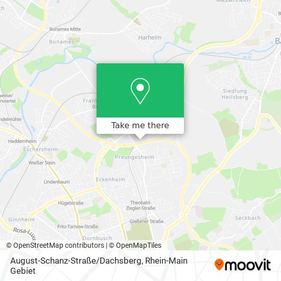 Карта August-Schanz-Straße/Dachsberg