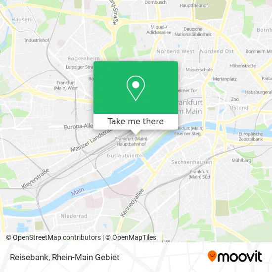 Карта Reisebank