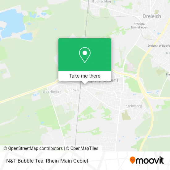 Карта N&T Bubble Tea