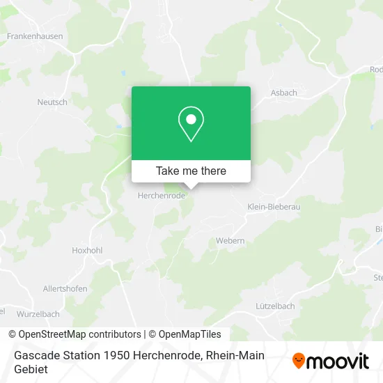 Карта Gascade Station 1950 Herchenrode