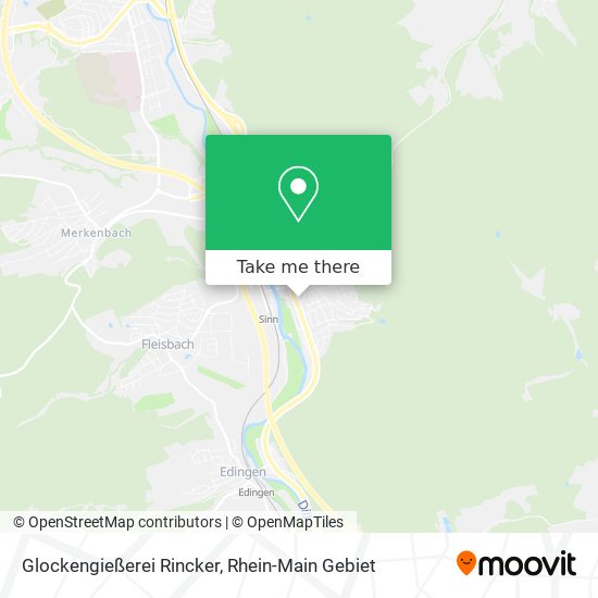 Glockengießerei Rincker map