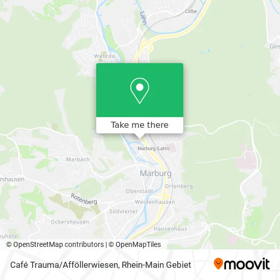 Карта Café Trauma/Afföllerwiesen