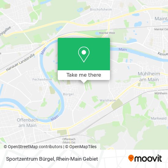 Sportzentrum Bürgel map