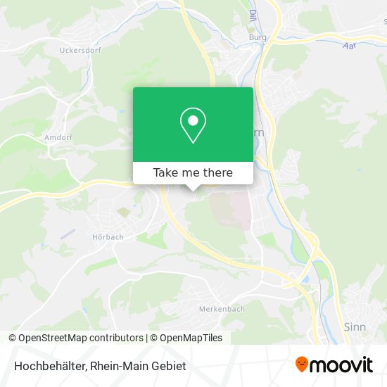 Hochbehälter map