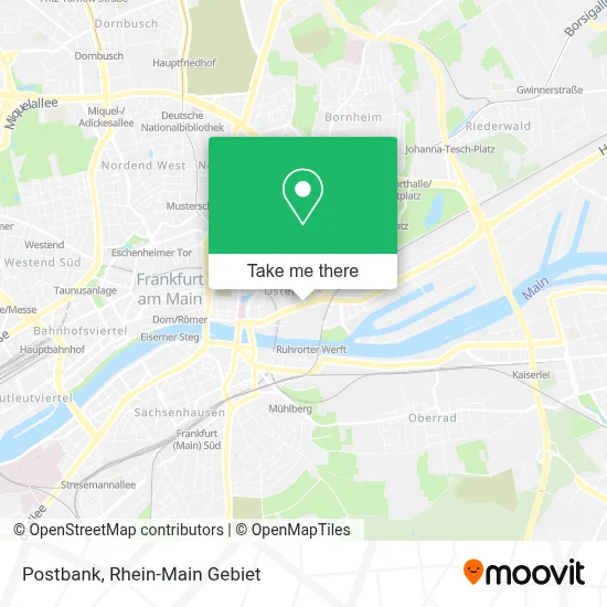 Postbank map