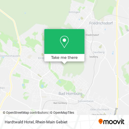 Hardtwald Hotel map